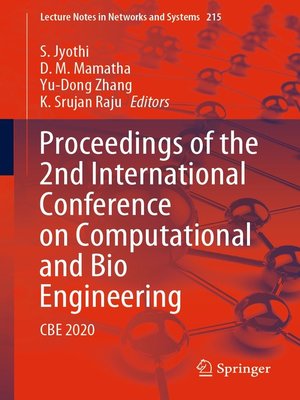 cover image of Proceedings of the 2nd International Conference on Computational and Bio Engineering